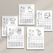 Alphabet Activity Sheets - 26 Pages of Printable Educational Fun for Kids