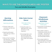 Mindful Animal ABC Poster - Digital Wall Art Download