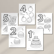 Preschooler Numbers Coloring Sheets - 11 Pages of Fun and Learning for Kids | Printable Activity