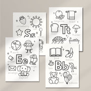 Alphabet Coloring Pages - 26 Printable Sheets for Fun and Educational Learning