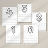 Number Tracing Worksheet!  11 Pages to Help Kids Learn to Write and Count!