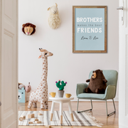 Custom Brotherhood Poster -  Digital Wall Art Download for Kids