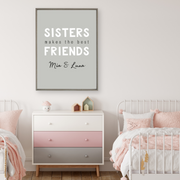 Personalised Sister Print- Digital Wall Art Download for Kids