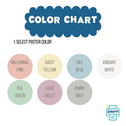 Custom Affirmation Poster - Digital Wall Art Download for Kids